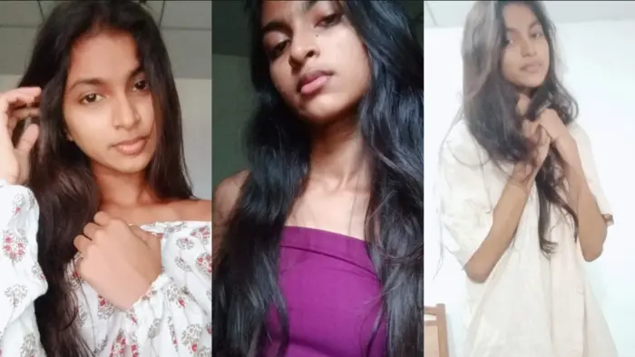 Sri Lankan College GF Show & Sucking on her Thumb Watch